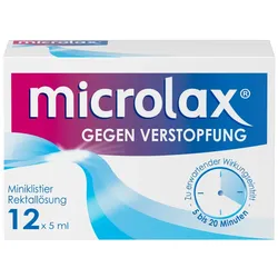 Microlax Rektallösung, Abführmittel gegen Verstopfung 12X5 ml