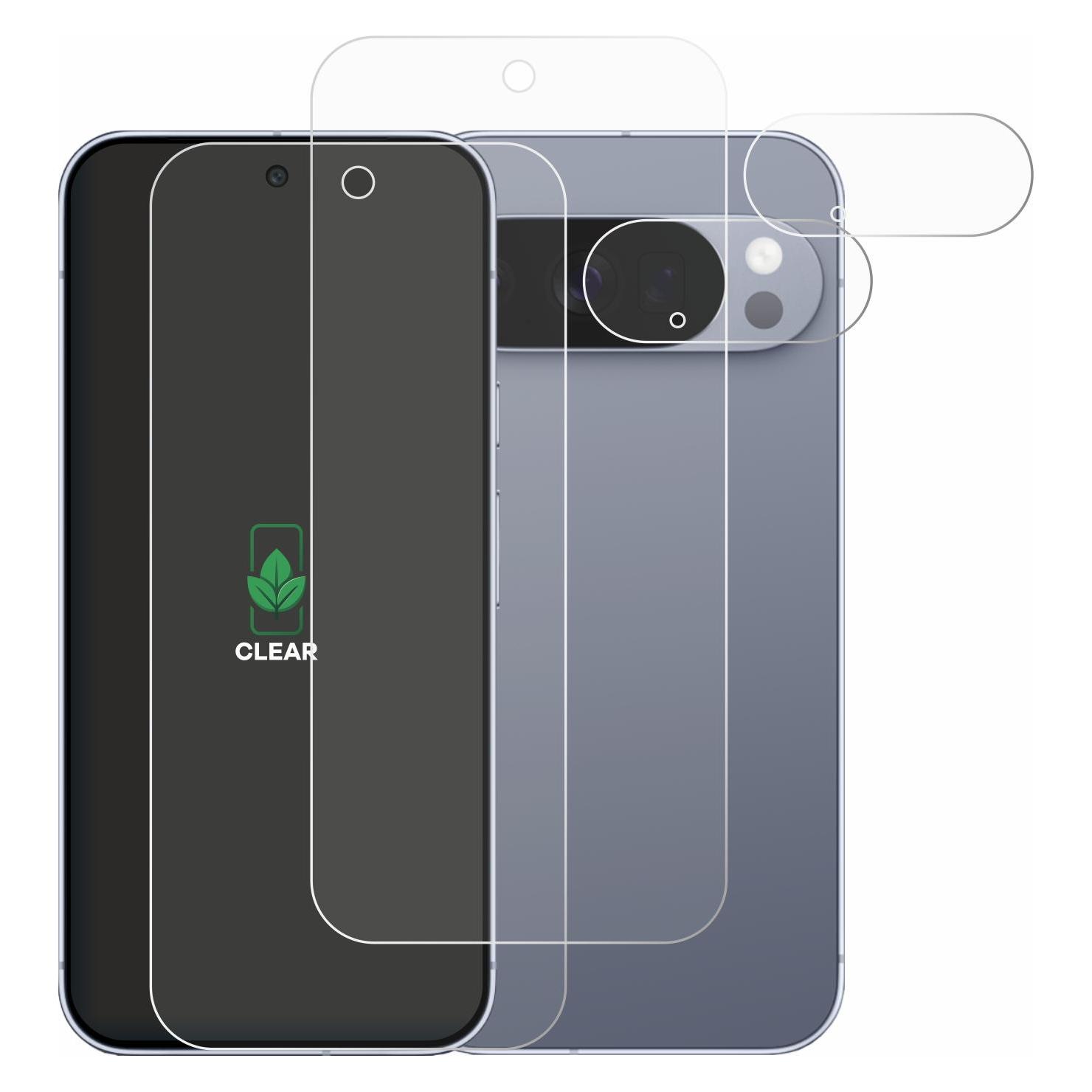ScreenLeaf Schutzfolie für Google Pixel 10 Pro (Display+Kamera) Displayschutz Display Schutz Folie Klar (2 Stk., Google Pixel 10 Pro) (6160256)