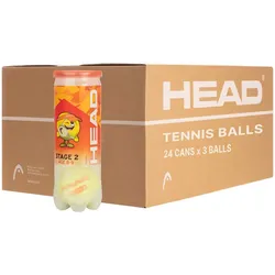 Tennisbälle - 3B HEAD STAGE 2 - ORANGE
