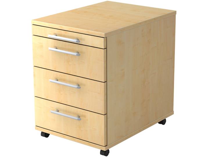 Rollcontainer Office Ahorn Holzwerkstoff B 42.8 H 59 cm