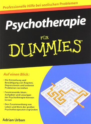 Adrian Urban - Psychotherapie für Dummies (Fur Dummies) - Preis vom 11.10.2026 03:10:56 h