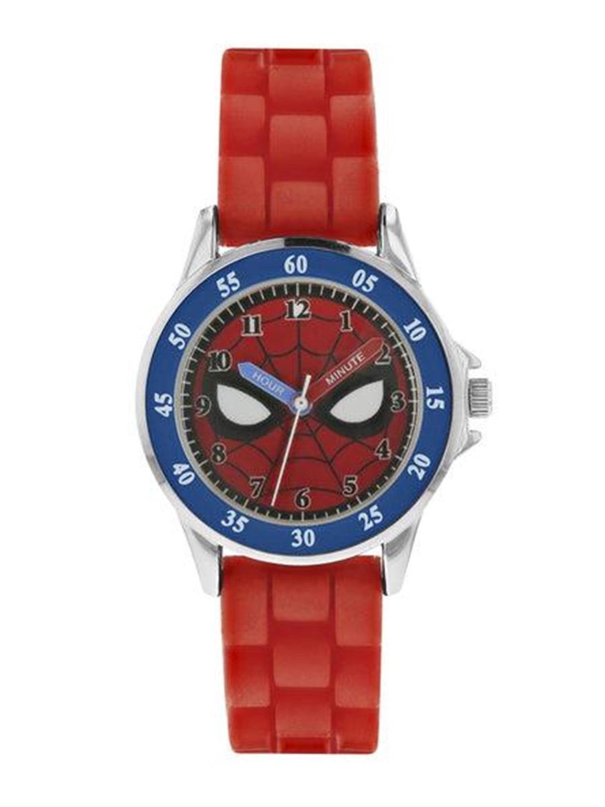 Peers Hardy - Marvel Spider-Man Time Teacher with Red Silicone Strap - Uhr