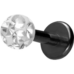 Titan Labret mit Innengewinde EPOXY-KUGEL