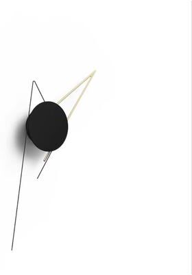 Inspired Finds DIY 3D Silent Wall Clock Personalized Minimalist Frameless Home Decor gold
