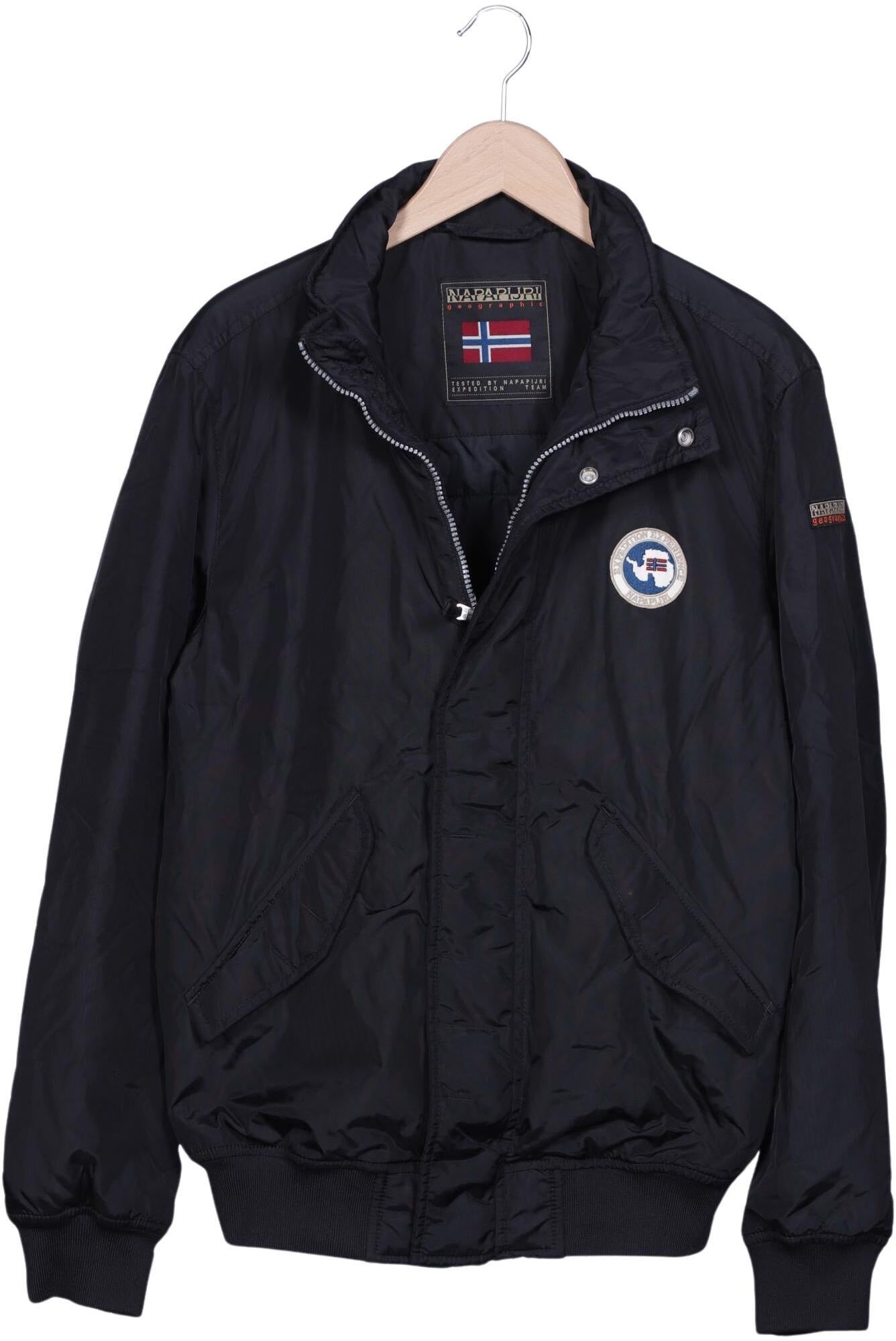Napapijri Herren Jacke, Schwarz, Gr. L, Synthetik - Second Hand