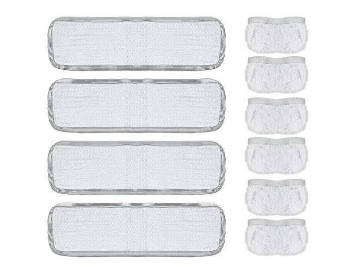 Polti Vaporetto Kit de 4 serpillières et 6 bonnettes PAEU0217