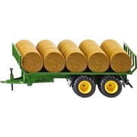 2891 FARMER Rundballenahänger, Modellfahrzeug grün/goldgelb