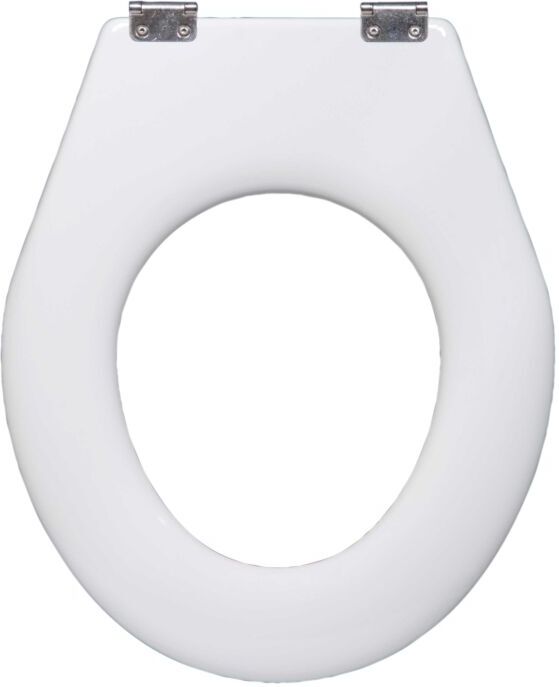 Haro Junior WC-Sitz 031-0002 schwarz, ohne Deckel, Edelstahlscharnier