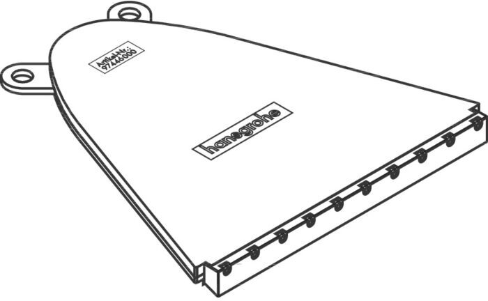 Hansgrohe Strahleinsatz komplett Axor 3-Loch 97446000 Waschtischarmatur