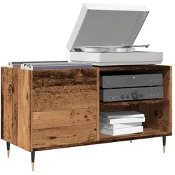 vidaXL Qudenberg (Platten), CD- & Schallplatten Aufbewahrung, Braun
