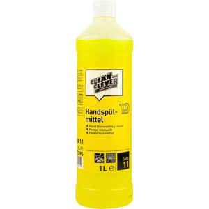 CLEANandCLEVER Spülmittel Smart Line, SMA 11, Zitrone, hohe Fettlösekraft, Flasche, 1 Liter
