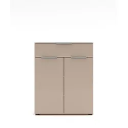 Innostyle Schuhschrank Santorin Glas Beige Kaschmir