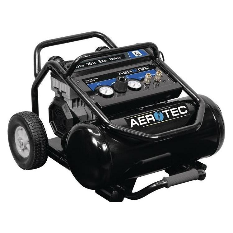 Aerotec Montagekompressor SUPERTECH Silent ölfrei (20 l, 8 Bar) (2005767)