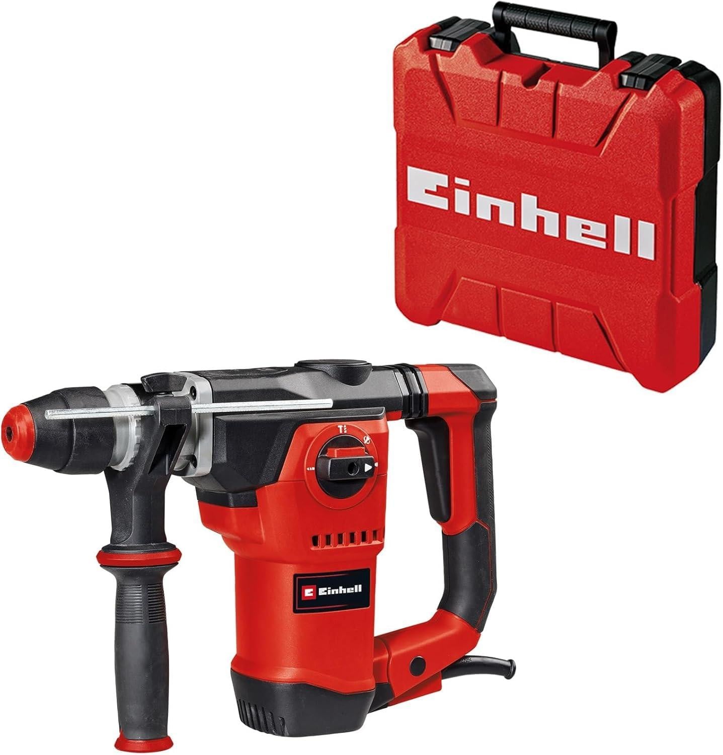 Einhell Bohrhamer TE-RH 32-1600 4F, Rood/Zwart, 1.600 Watt, met elektrische box