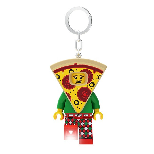 LEGO Iconic Sleutelhanger met LED - Pizza