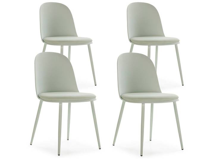 STUHL 4er-Set Kana grün
