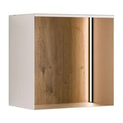 METALLREGAL QUADRO mit LED Beleuchtung