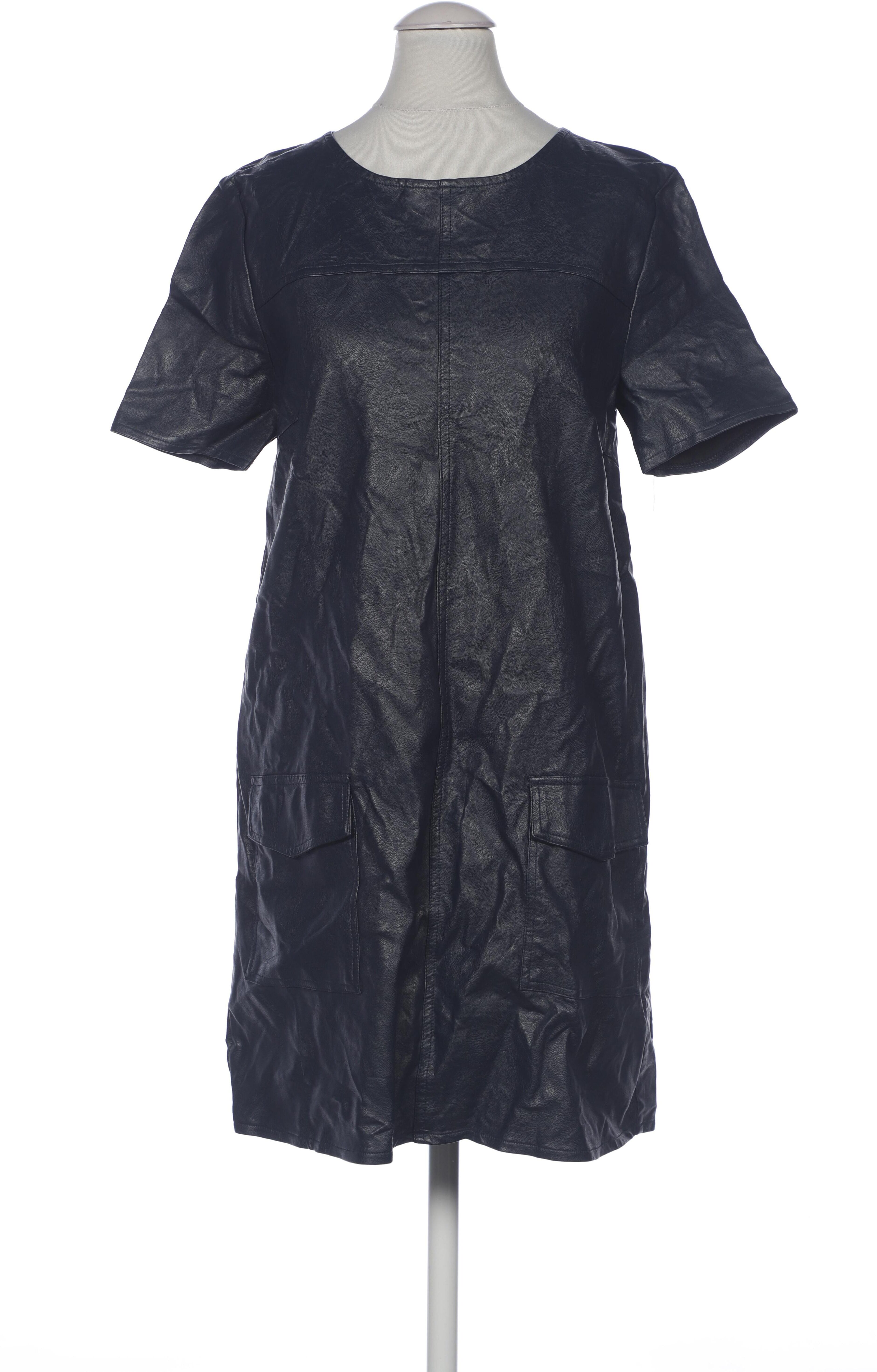 Missguided Damen Kleid, Marineblau, Gr. EU 36, Kunstleder - Second Hand