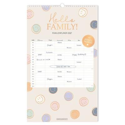 Familienplaner 2027 Hello Family!