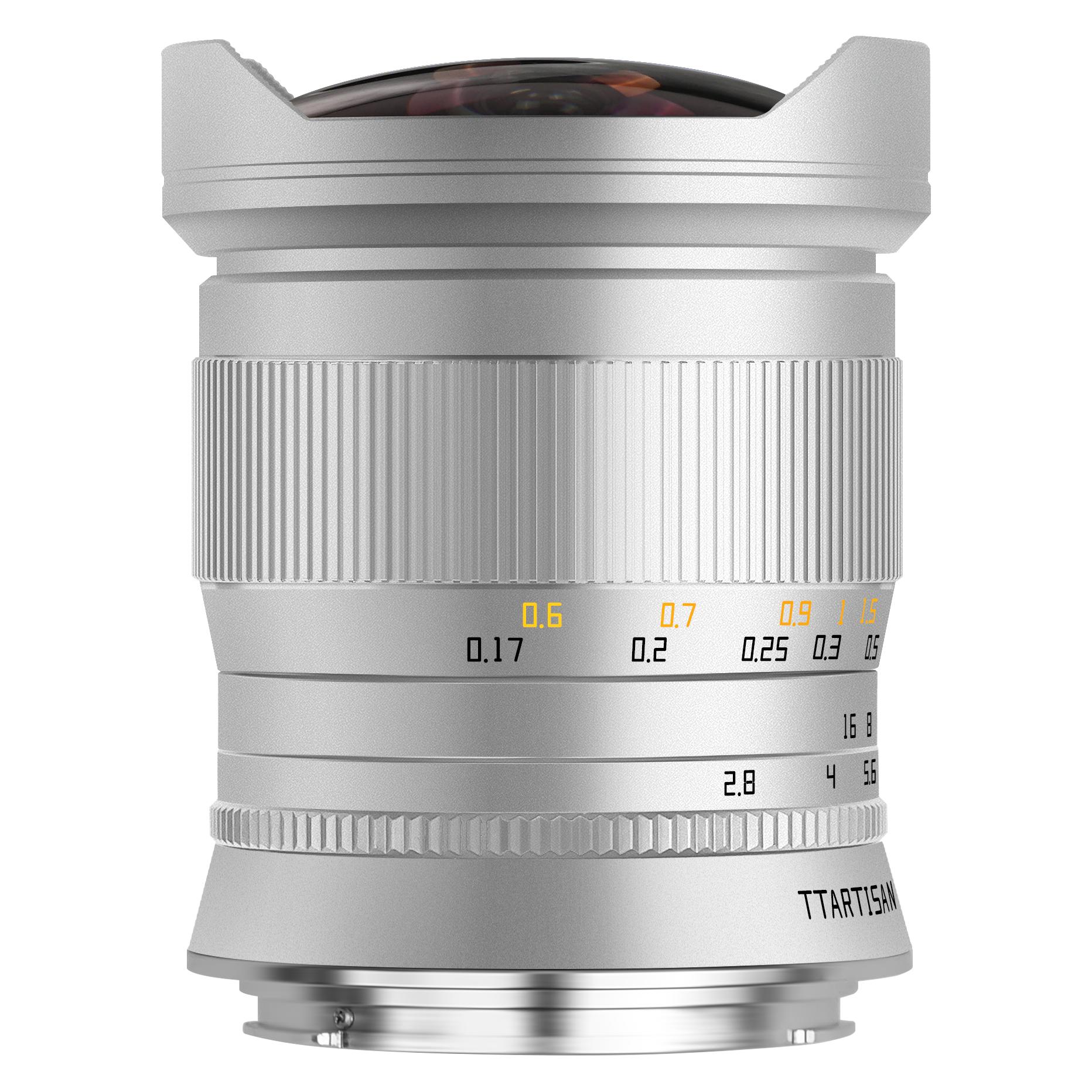 TTArtisan 11mm F2.8 EOS-R mount - Silver (Canon RF, Vollformat) (F1128-RF-S)