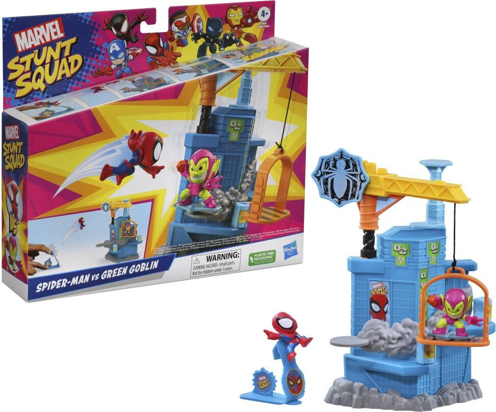Hasbro Marvel Stunt Squad Helden in actie, diverse kleuren, 4 jaar en ouder