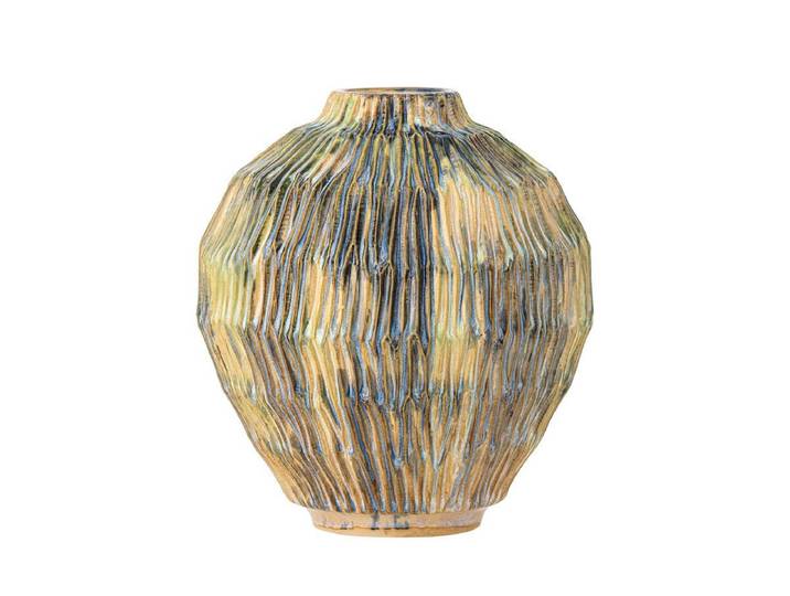 Vase „Kunterbunt“ – aus Steingut - Bunt - Luxusbetten24
