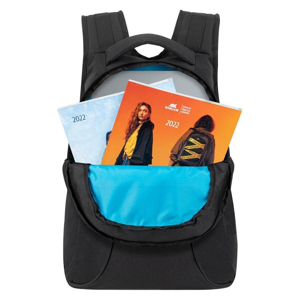 Rivacase Sporttasche Gremio 22L 5565 (22 l) (5565 BLACK BACKPACK)