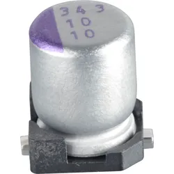 SVP 10/10 - Polymerkondensator, 10μF, 10V, 2000h, low ESR