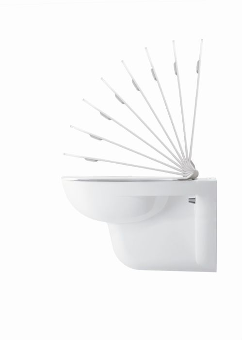 Duravit D-Code Wand Tiefspül WC 2535092000 weiss, HygieneGlaze