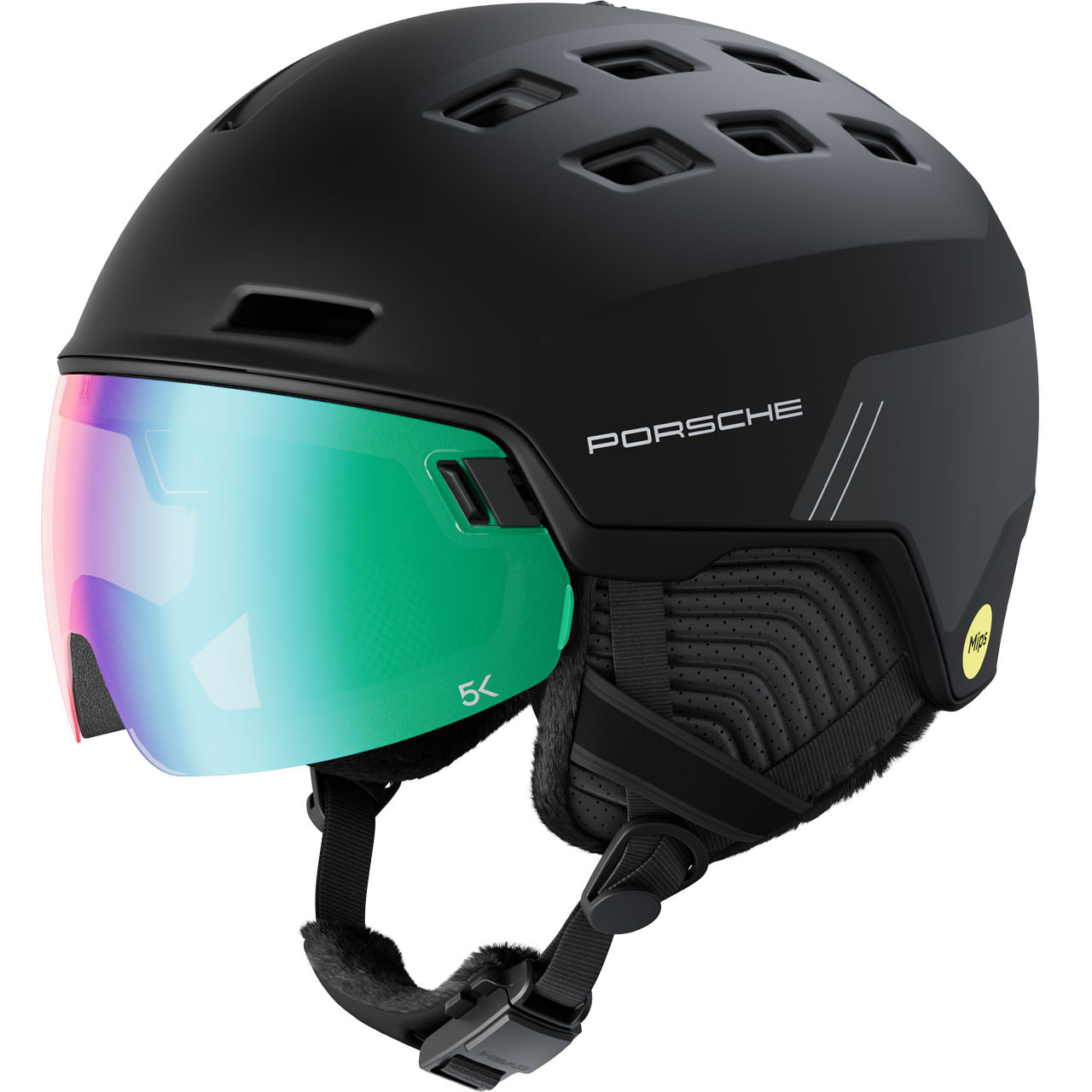 Head Porsche Radar 5K Photo Mips black - XS/S = 52 - 55 cm
