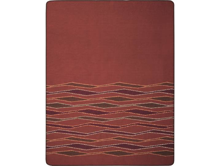 Wohndecke BIEDERLACK Crafted Line , rot (crafted lines), B:150cm L:200cm, Baumwolle, Polyacryl, Polyester, Wohndecken, Wohndecke, 150 x 200, mit Zierstich
