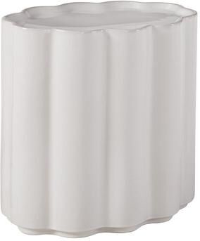 Lacie Garden Stool - White - Ballard Designs