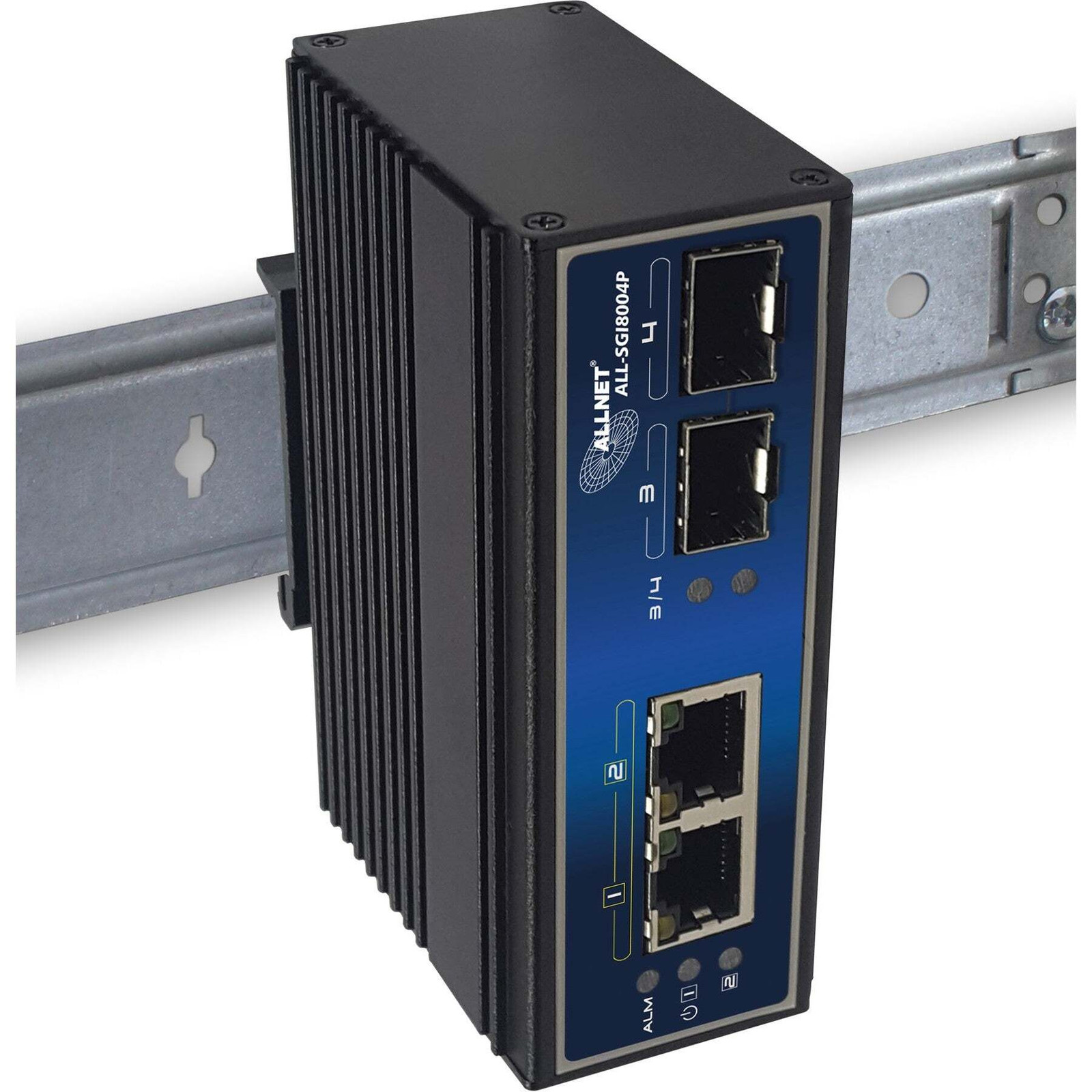 ALLNET ALL-SGI8004P PoE industriële switch 4+2P