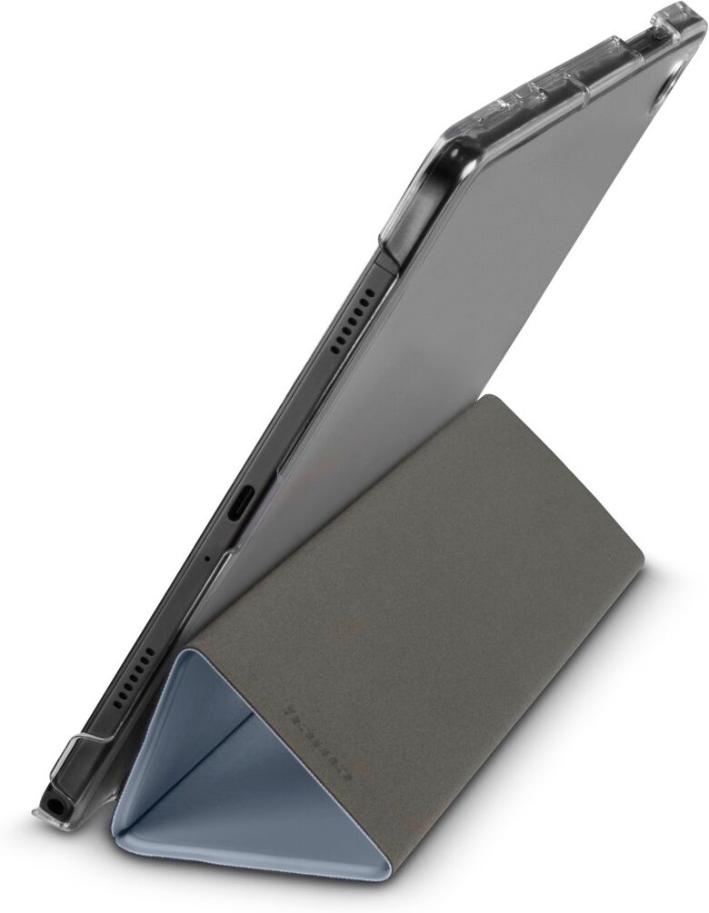 Hama Tablet-Hülle "Tablet-Hülle für Galaxy Tab A11+/A9+ 11“, transparente Rückseite", blau (flieder), Samsung Galaxy Tab A11+ Tablet, Hüllen, Standfunktion, Magnetverschluss, leicht und robust, Tablet-Hülle