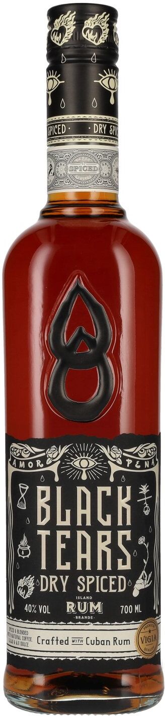 Black Tears Dry Spiced Spirit Drink 40% Vol. 0,7l