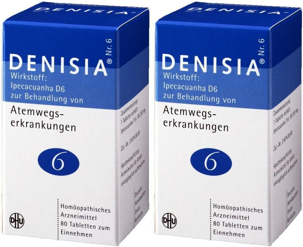 DHU Denisia 6 Atemwegserkrankungen Tabletten 2x 2x80 St
