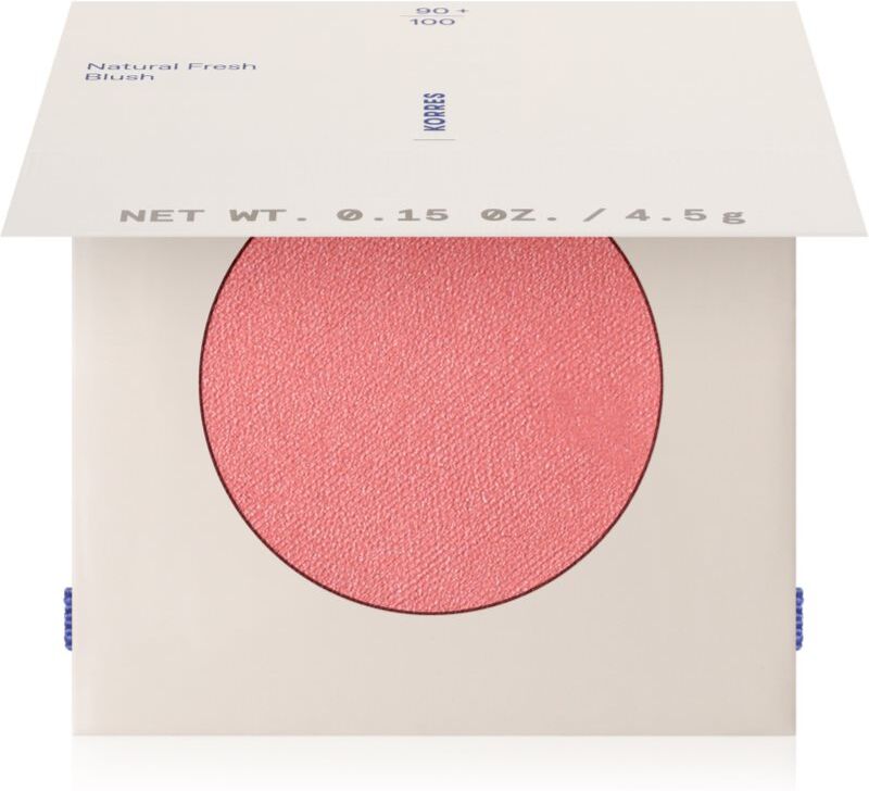 Korres Natural Fresh Blush compact blush shade Pink Peony 4.5 g