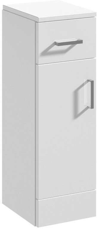 Nuie Freestanding Bathroom Cabinet White 76.6cm H x 25cm W x 30cm D