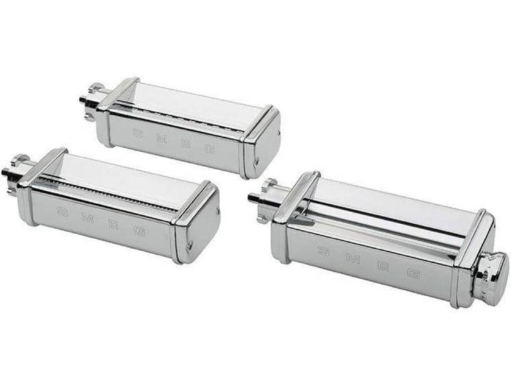 SMEG Nudelvorsatz SMPC01 3tlg. , silber (edelstahlfarben), Küchenmaschinen-Aufsätze
