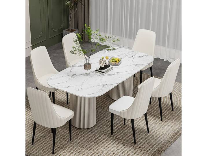Chaises de salle à manger nordiques modernes, meubles de cuisine de luxe confortables et magnifiques