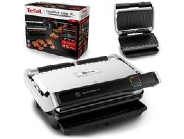 Gril Électrique - Tefal - Optigrill XL GC760D - 2200 Watt - Plaques Anti-adhésives - Cuisson Automatique