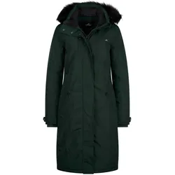 Euro-Star Damen Mantel ESLadonna wasserdicht black leaf dunkelgrün HW/23, Taille: M