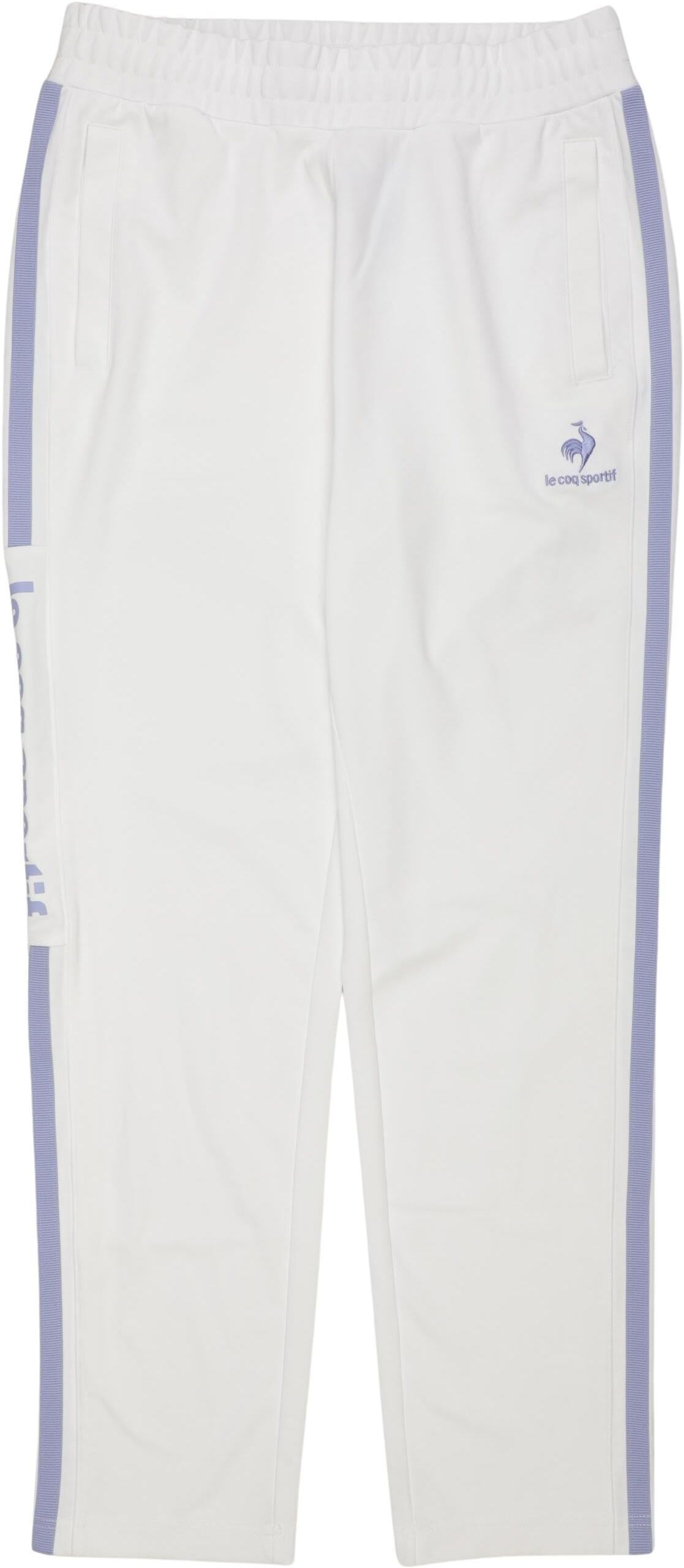 Le Coq Sportif Herren Stoffhose, Weiß, Gr. W26, Synthetik - Second Hand