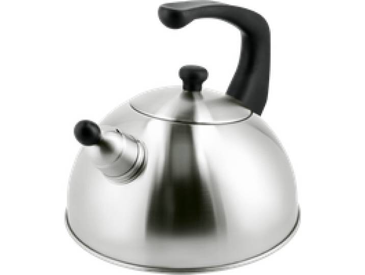 SILVERCREST® Bouilloire à sifflet Premium en acier inoxydable, 2 L