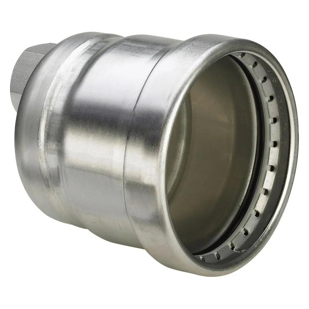 Viega Sanpress Inox XL-Kappe, d 108,0mm, Rp 3/4 Stahl nichtrostend Modell 2356XL (557911)