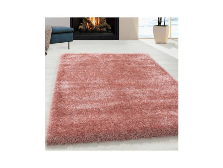 Tapis Shaggy Tapistrend - 200 cm Ronde - Rose