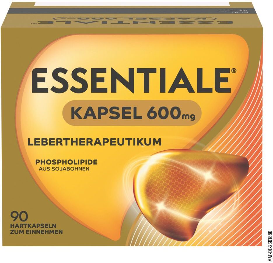 Essentiale Kapsel 600 mg 90 St Hartkapseln