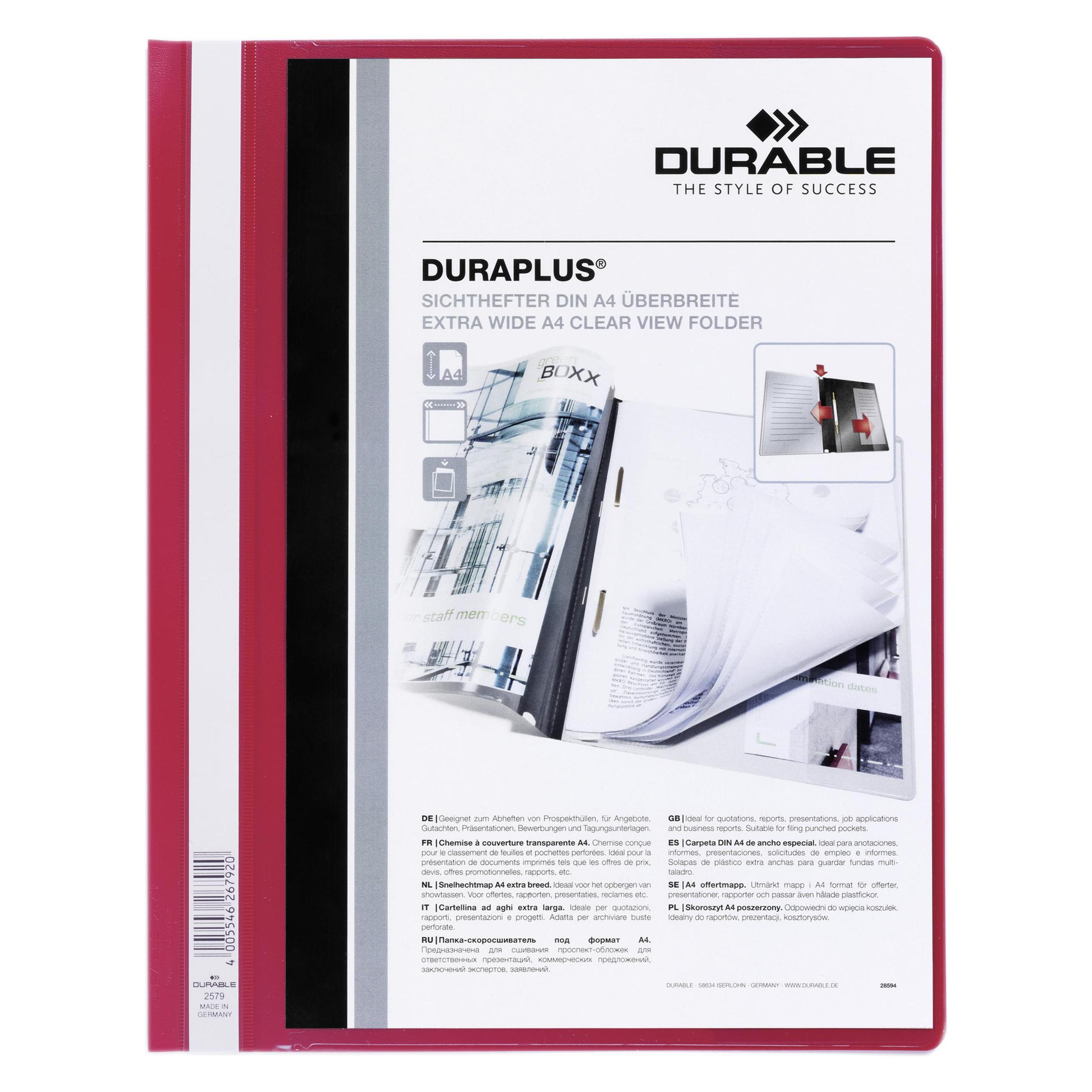 Durable Sichthefter DURAPLUS (A4, 1x) (2579/03)