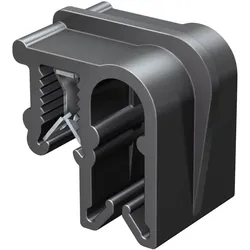 ABB EK-MPEC4 Edge Clip 0,7-3mm Profil, Befestigung seitlich, direkte Kabeldurchf. 2x6mm, -40-+120°C, 7TCA084035R0005  - 100 Stück