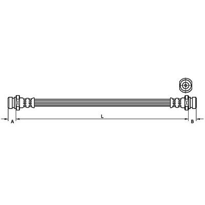 METZGER AUTOTEILE Bremsschlauch 4110832 für KIA